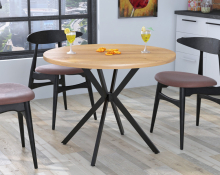 Стіл обідній круглий Оскар Loft Design