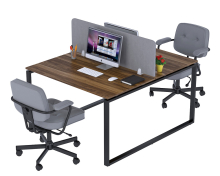 Письмовий стіл подвійний Open Office ND2-120х140 Loft Design