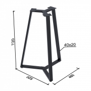 Стіл обідній круглий Трікс D600 Loft Design