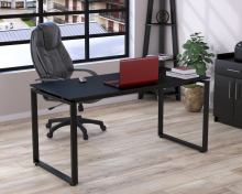 Письмовий стіл Q-160-18 чорний Loft Design