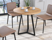 Стіл обідній круглий Трікс D800 Loft Design