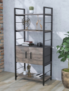 Стелаж офісний L-155 з дверцятами Loft Design