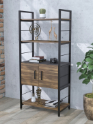 Стелаж офісний L-155 з дверцятами Loft Design