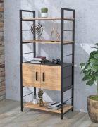 Стелаж офісний L-155 з дверцятами Loft Design