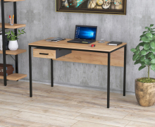 Письмовий стіл L-2p з 1 шухлядою Loft Design