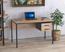 Письмовий стіл L-2p з 2 шухлядами Loft Design