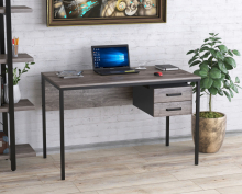 Письмовий стіл L-2p з 2 шухлядами Loft Design