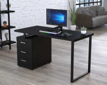 Письменный стол L-27 max черный Loft Design