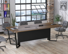 Конференц стол V-240 с розетками Loft Design