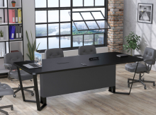 Конференц стіл V-240 з розетками Loft Design