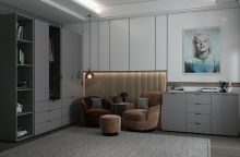 Комод Рон 5 графит Doros