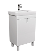 Тумба для ванної з умивальником 55-U (River 55) Simple White Мойдодир