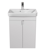 Тумба для ванної з умивальником 55-U (River 55) Simple White Мойдодир