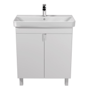 Тумба для ванної з умивальником 70-U (River 70) Simple White Мойдодир