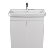 Тумба для ванної з умивальником 70-U (River 70) Simple White Мойдодир
