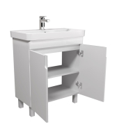 Тумба для ванної з умивальником 70-U (River 70) Simple White Мойдодир