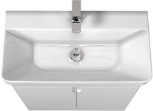 Тумба для ванної з умивальником 70-U (River 70) Simple White Мойдодир