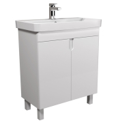 Тумба для ванної з умивальником 70-U (River 70) Simple White Мойдодир
