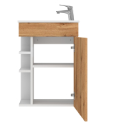 Тумба для ванної з умивальником T-50 дуб вотан Amadeo Ювента