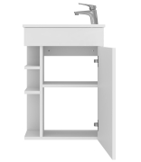 Тумба для ванної з умивальником T-50 біла Amadeo Ювента