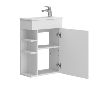 Тумба для ванної з умивальником T-50 біла Amadeo Ювента