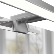 Дзеркало у ванну кімнату Simpli Minima 80*65 зі світильником LED 60 см PL Sanwerk