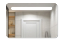 Дзеркало 120х80 з LED-підсвіткою Baki Мойдодир