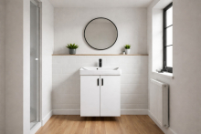 Тумба для ванної з умивальником 55-U (River 55) Idea Мойдодир