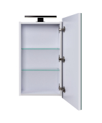 Дзеркальна шафа в ванну кімнату з LED Black підсвіткою 41 Руна Мойдодир