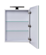 Дзеркальна шафа в ванну кімнату з LED Black підсвіткою 54 Руна Мойдодир