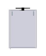 Дзеркальна шафа в ванну кімнату з LED Black підсвіткою 54 Руна Мойдодир