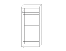 Шафа 900 Марк дуб флагшток / шиншила сіра Сокме