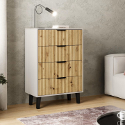 Комод 4S Borg Duo кашемір / дуб артізан Mebel Bos