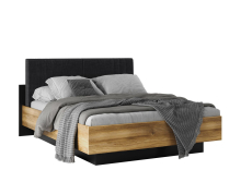 Ліжко 2-сп 1,6 Тео дуб бароко золотий Світ Меблів