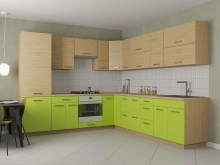 Шафка верхня В57x57 (h-720) кухня Марта глянець Світ Меблів