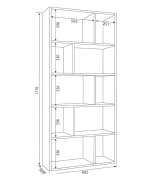 Стелаж Тетріс німфея альба Світ Меблів
