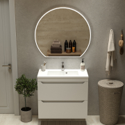 Тумба для ванної з умивальником підвісна Smith Fina Line 800C Fancy Marble