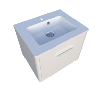 Тумба для ванної з умивальником підвісна Fiji 50 (Bali) Beatrice Fancy Marble