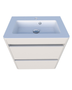 Тумба для ванної з умивальником підвісна Fiji-2 60 (Bali) Beatrice Fancy Marble