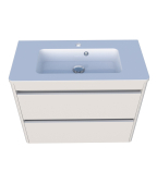 Тумба для ванної з умивальником підвісна Fiji-2 80 (Bali) Beatrice Fancy Marble