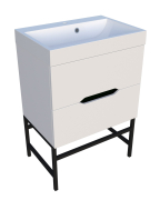 Тумба для ванной с умывальником Stella 60 Streng Fancy Marble