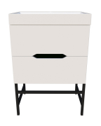 Тумба для ванной с умывальником Stella 60 Streng Fancy Marble