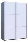 Шафа-купе G-Caiser 160 графіт / білий 2 ДСП / 3 частини Doros