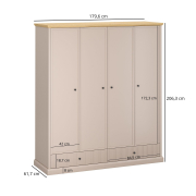 Шафа 4D2S Idello Mebel Bos