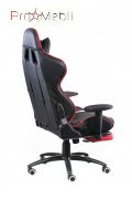 Крісло Extreme Race black-red with footrest Special4You