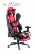 Крісло Extreme Race black-red with footrest Special4You
