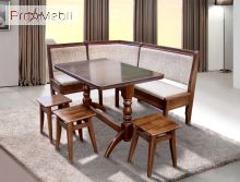 Кухонный уголок Семейный со столом и табуретами Мікс Меблі