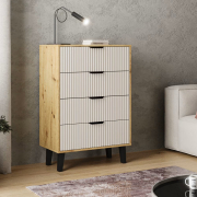 Комод 4S Borg Duo дуб артізан / кашемір Mebel Bos