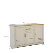 Комод 3D1S Soretto Mebel Bos