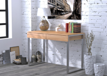 Письмовий стіл L-11 сірий Loft Design